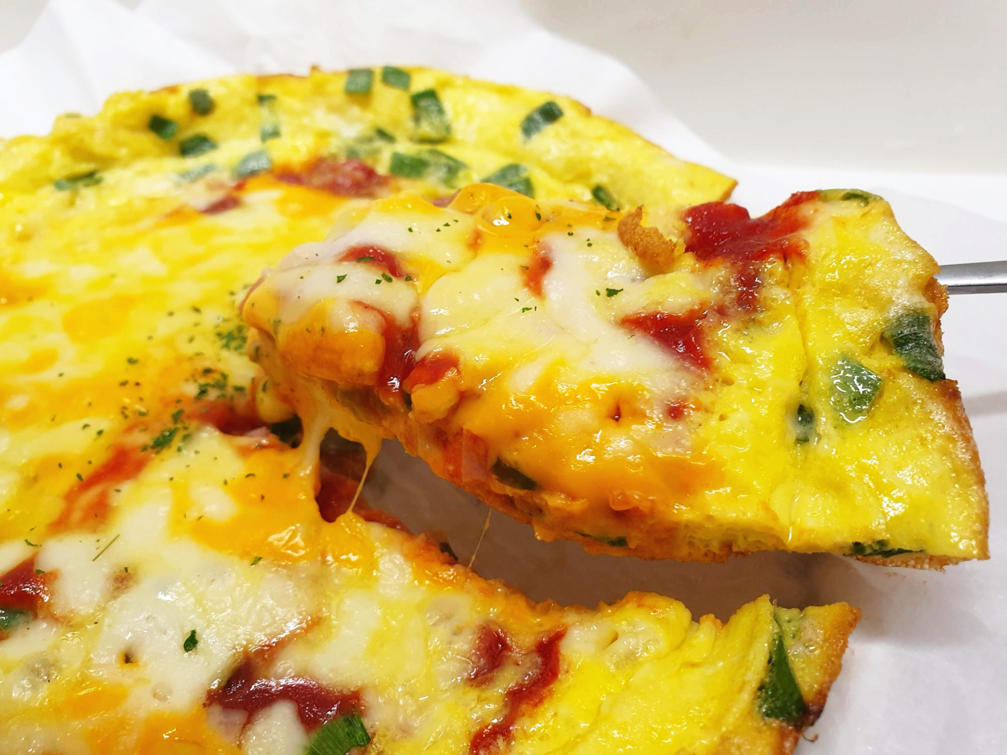  캔햄 요리 스팸 계란피자 소스는 케찹 간단한 재료로 맛있게 만들기