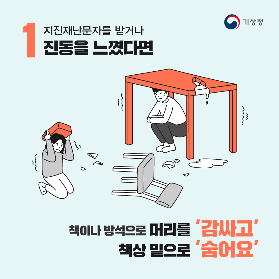  대한민국 지진안전지대? 지진발생시 대피요령
