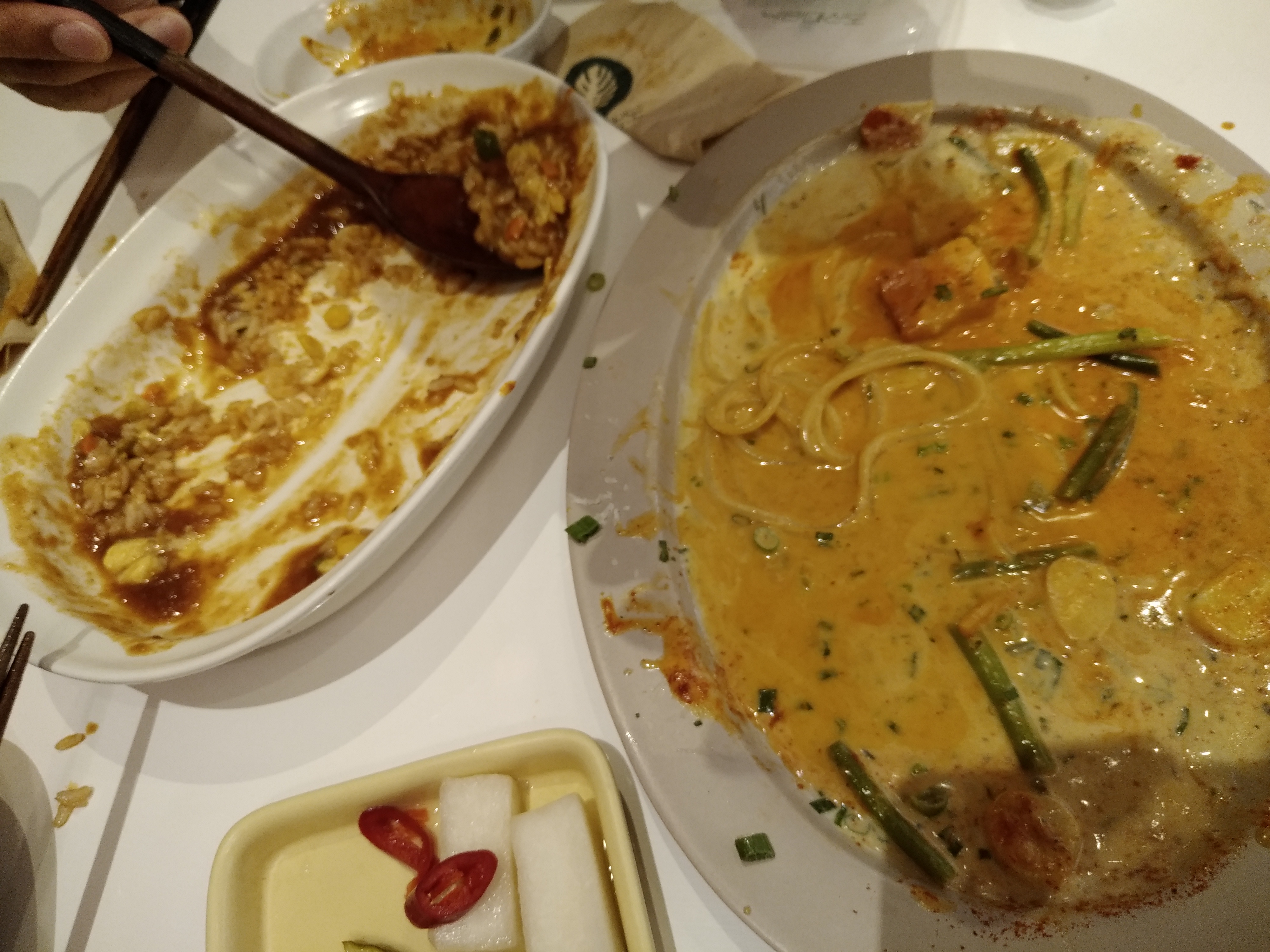  낙원테산도 음식은 간이 쎕디다