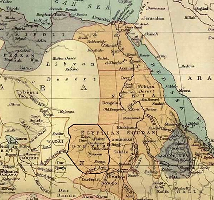 오스만 제국령 아프리카와 다르푸르 술탄국