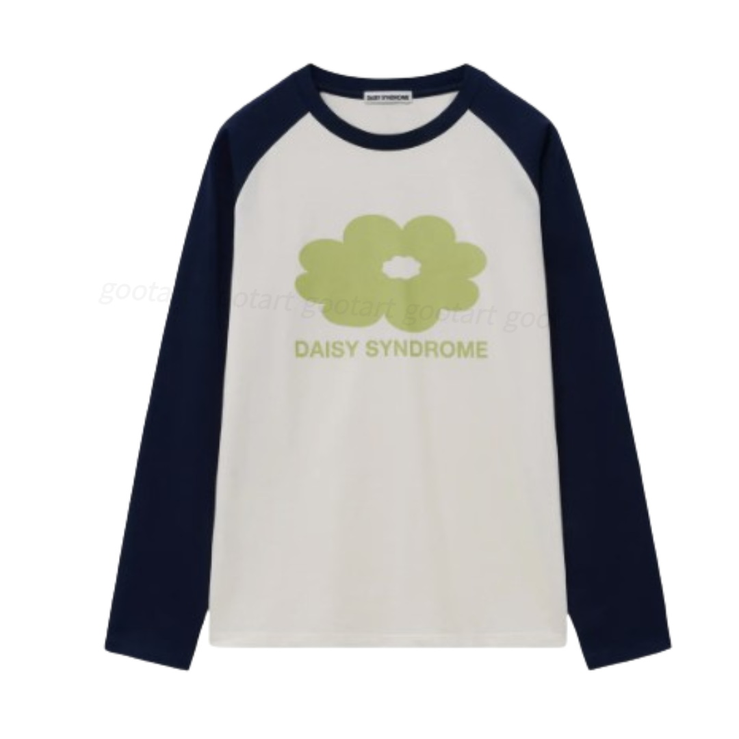 데이지신드롬 DAISY RAGLAN T-SHIRT navy