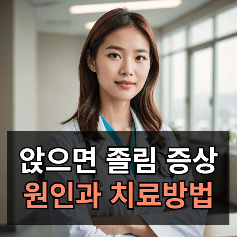 앉으면 졸림 증상 원인과 치료방법