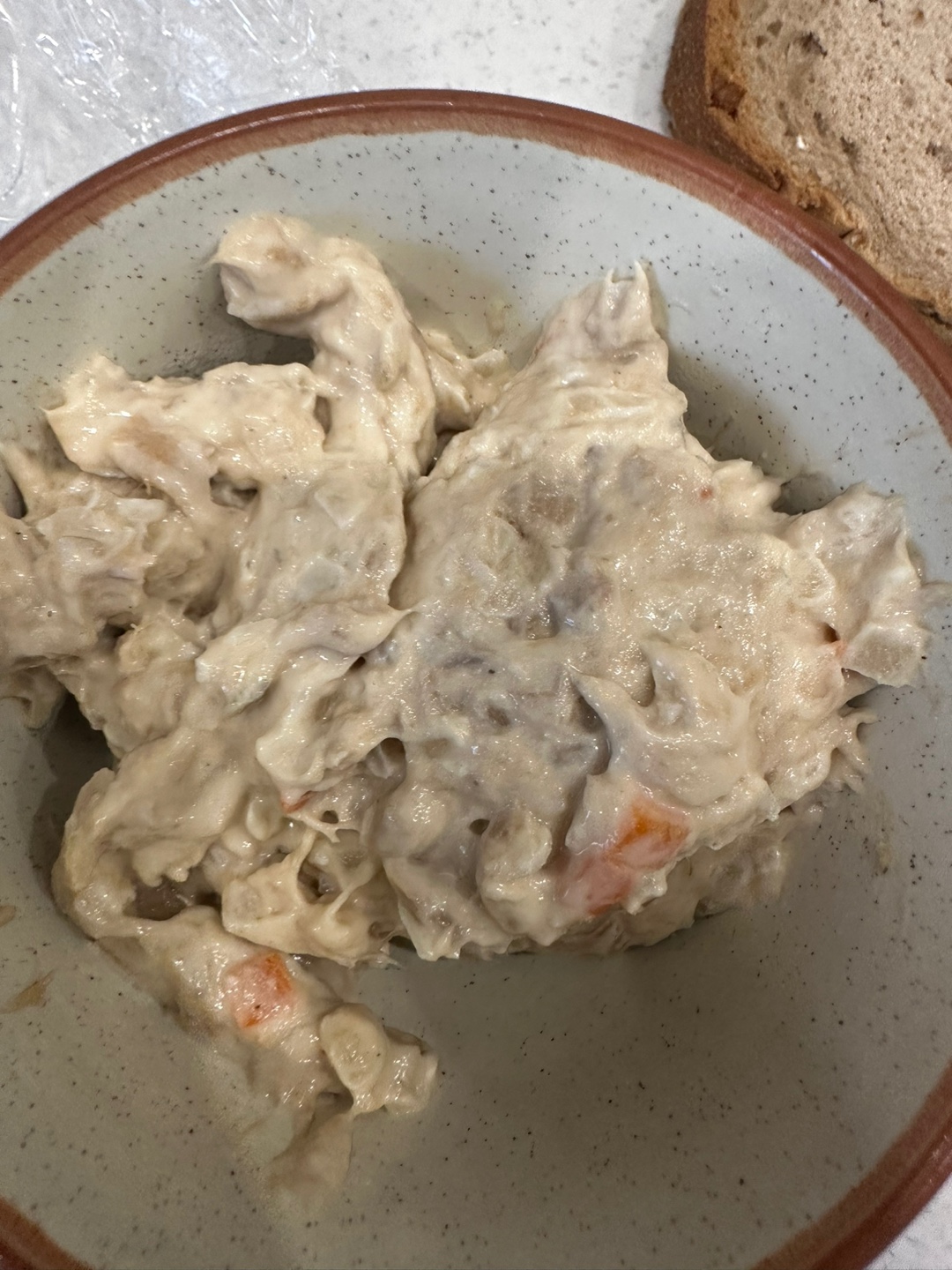 참치샐러드 모습