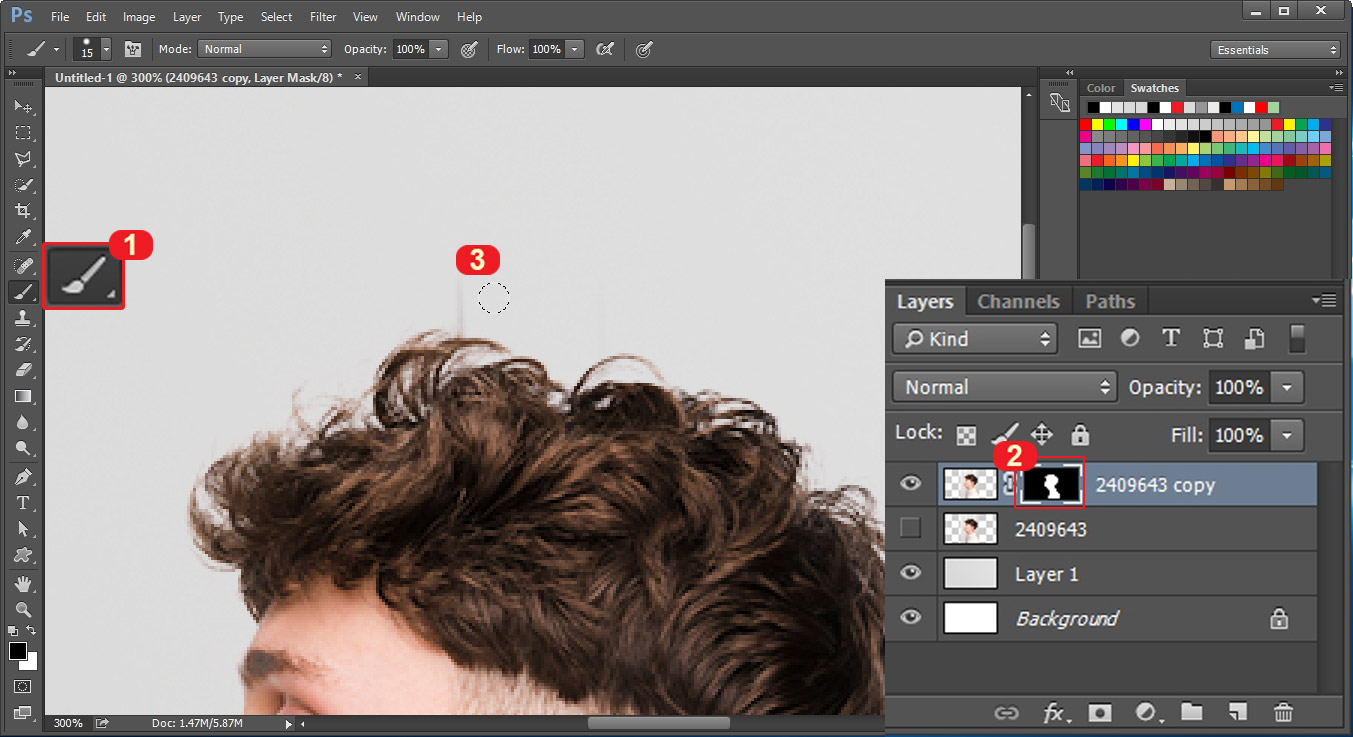 포토샵 레이어 마스크