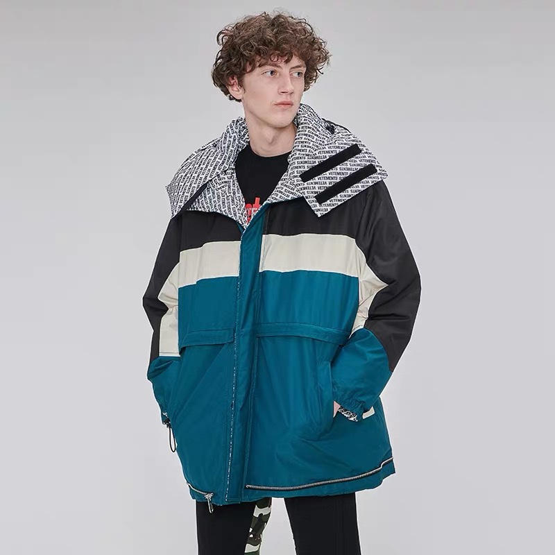  [VETEMENTS] 베트멍 빈티지 리버시블 다운 패딩 자켓