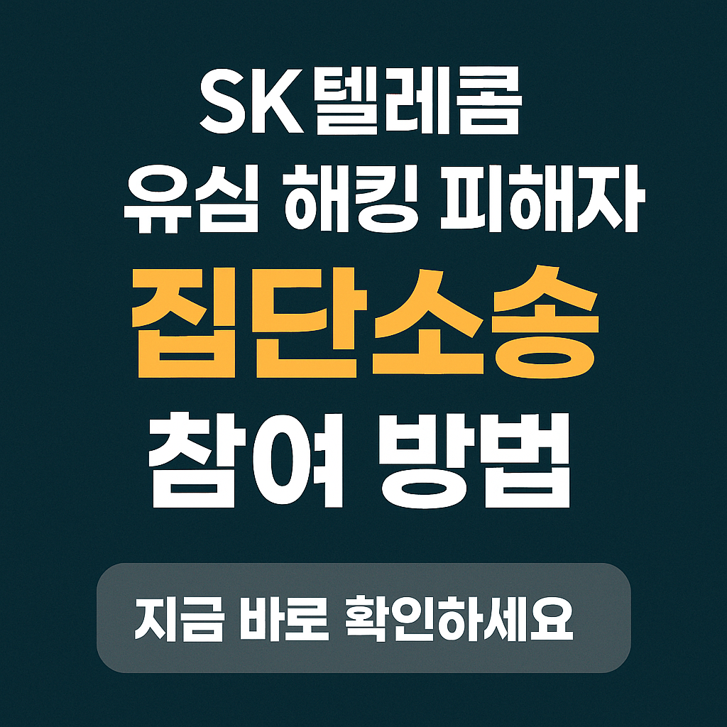 SK텔레콤 유심 해킹 피해자 집단소송 참여