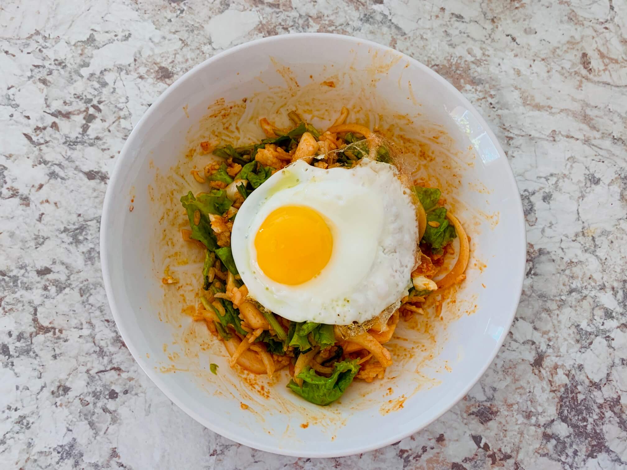 비빔밥-계란후라이