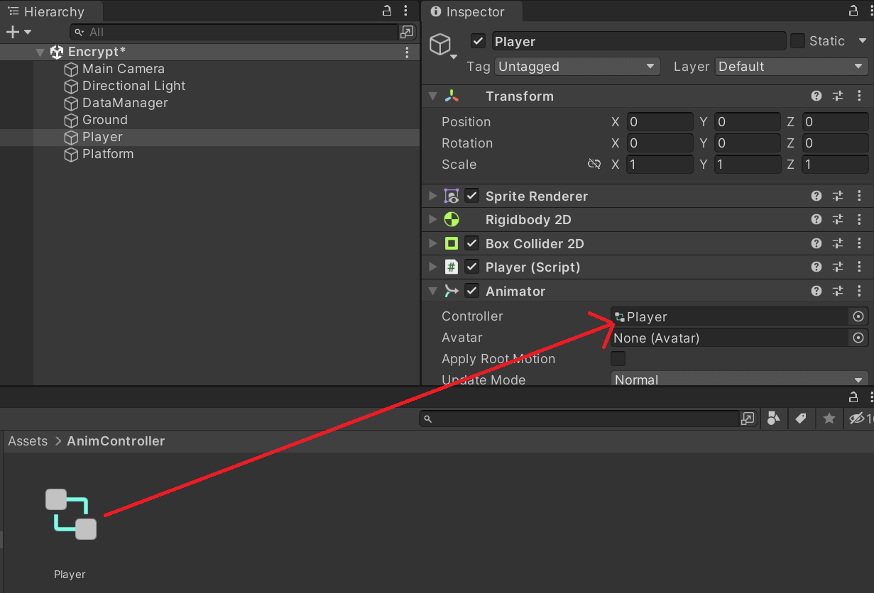 Animator Controller 연결