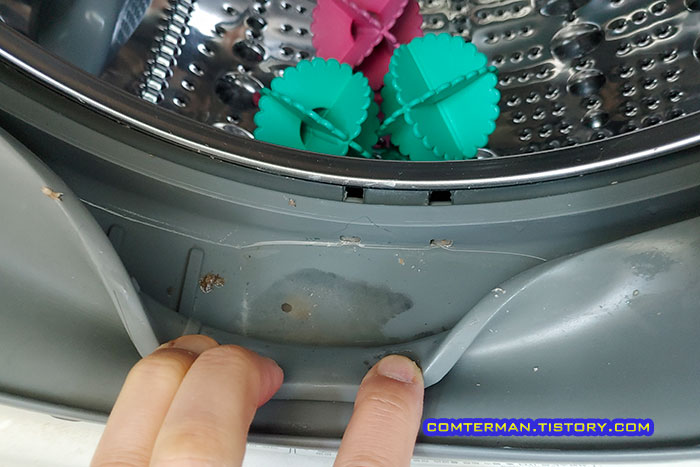 드럼세탁기 고무패킹 청소