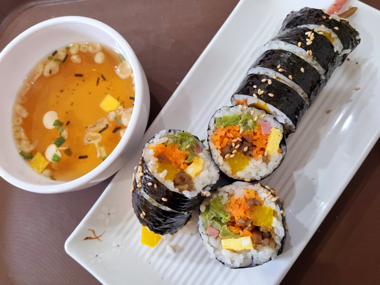  오독오독한 식감과 감칠맛이 좋은 궁채나물 미쁨김밥!(궁채나물김밥, 궁채나물효능)