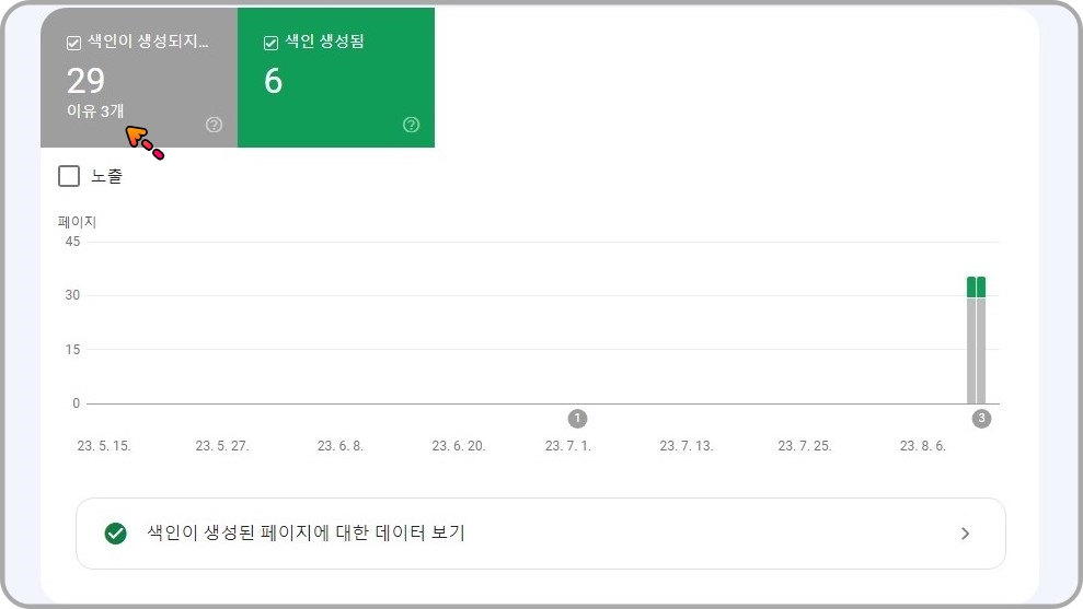 구글-서치-콘솔의-페이지-항목