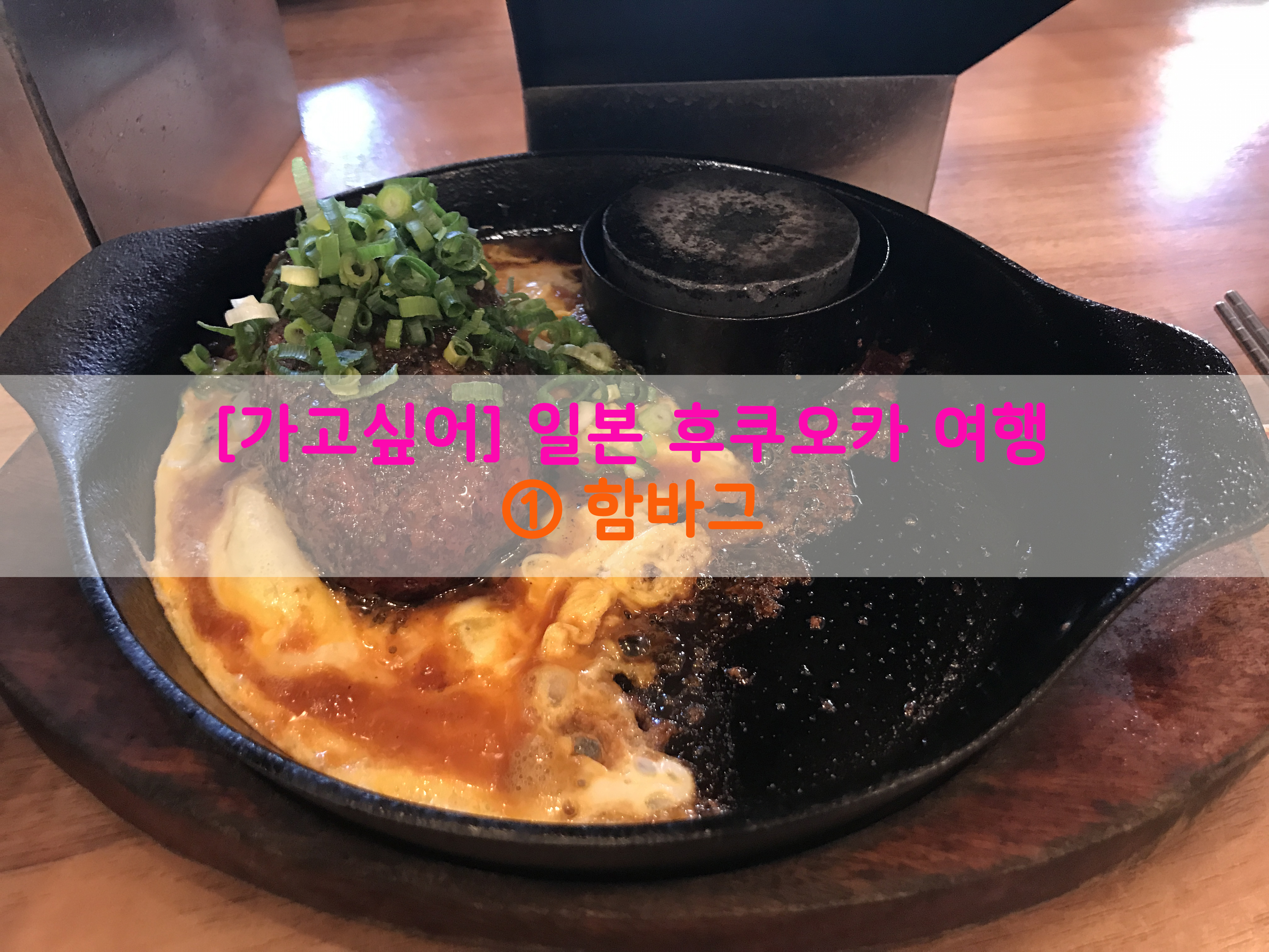  [가고싶어] 일본 후쿠오카 여행…① 함바그