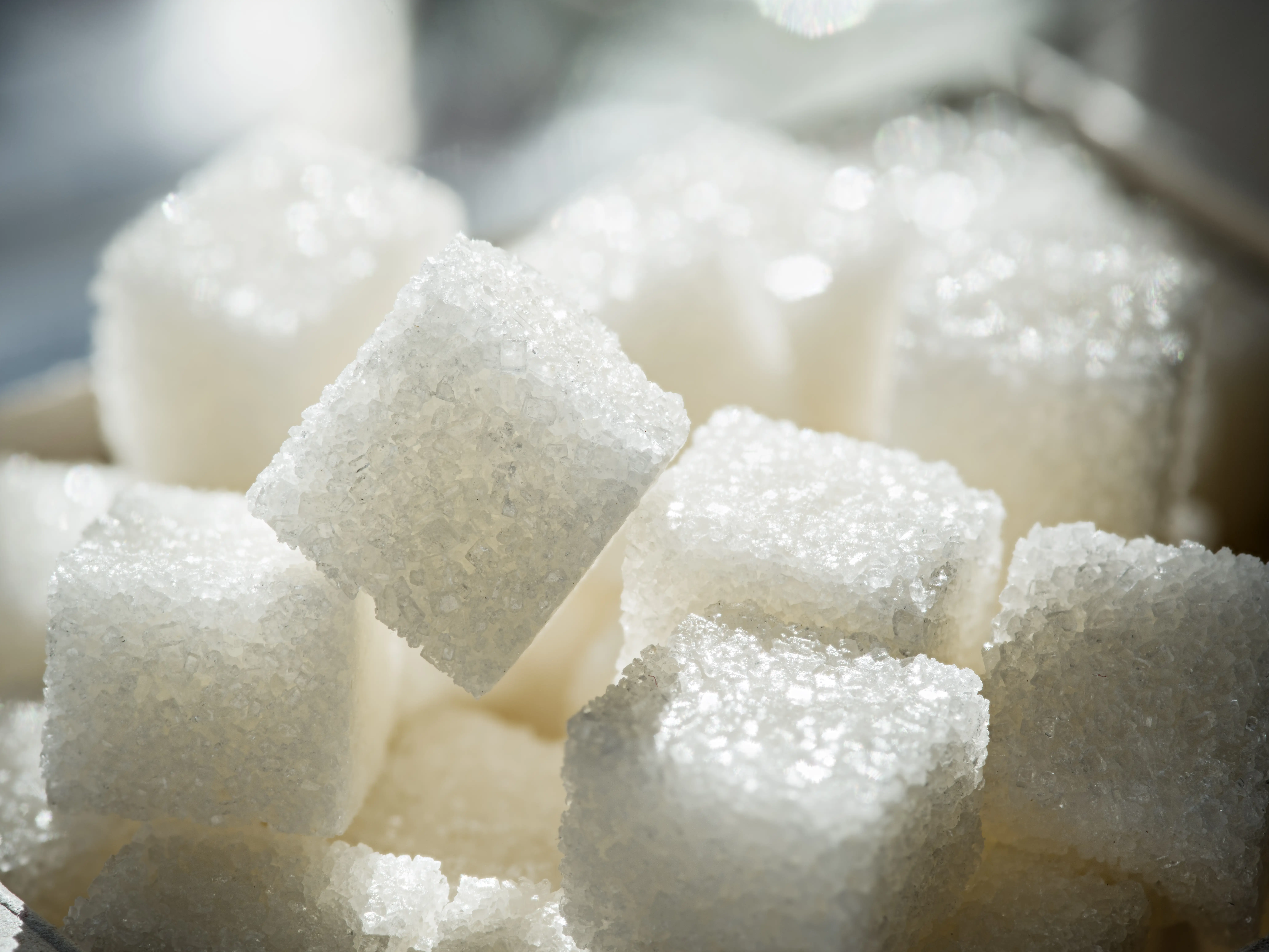 설탕이 우리 몸에 염증성 식품이라는 것을 계몽하는 사진