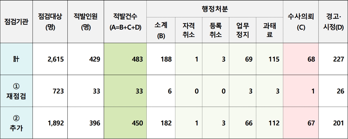 전세사기의심공인중개사-점검결과1