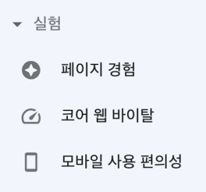 CLS 점수를 최저로하여 코어 웹 바이탈에서 우수한 URL로 평가