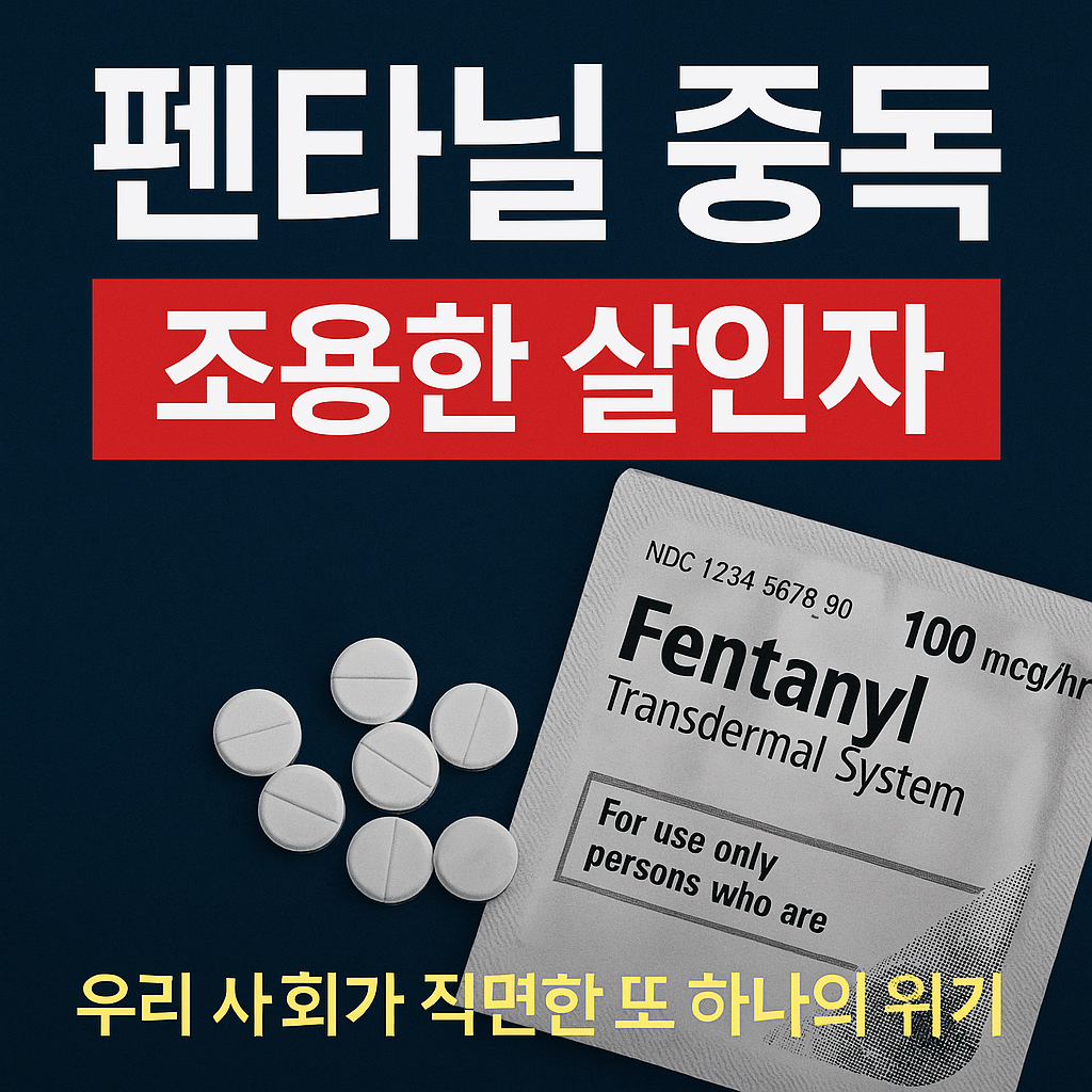 펜타닐 중독, 조용한 살인자 – 우리 사회가 직면한 또 하나의 위기