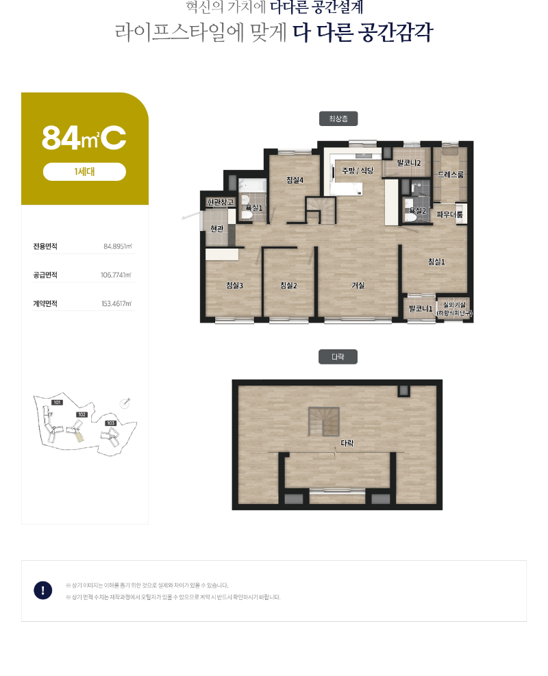 84C타입 평면도