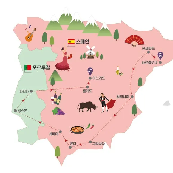 스페인 포르투갈 여행 최적시기 기후별 일정짜기 팁_9