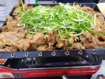 연탄불고기 오리양념불고기