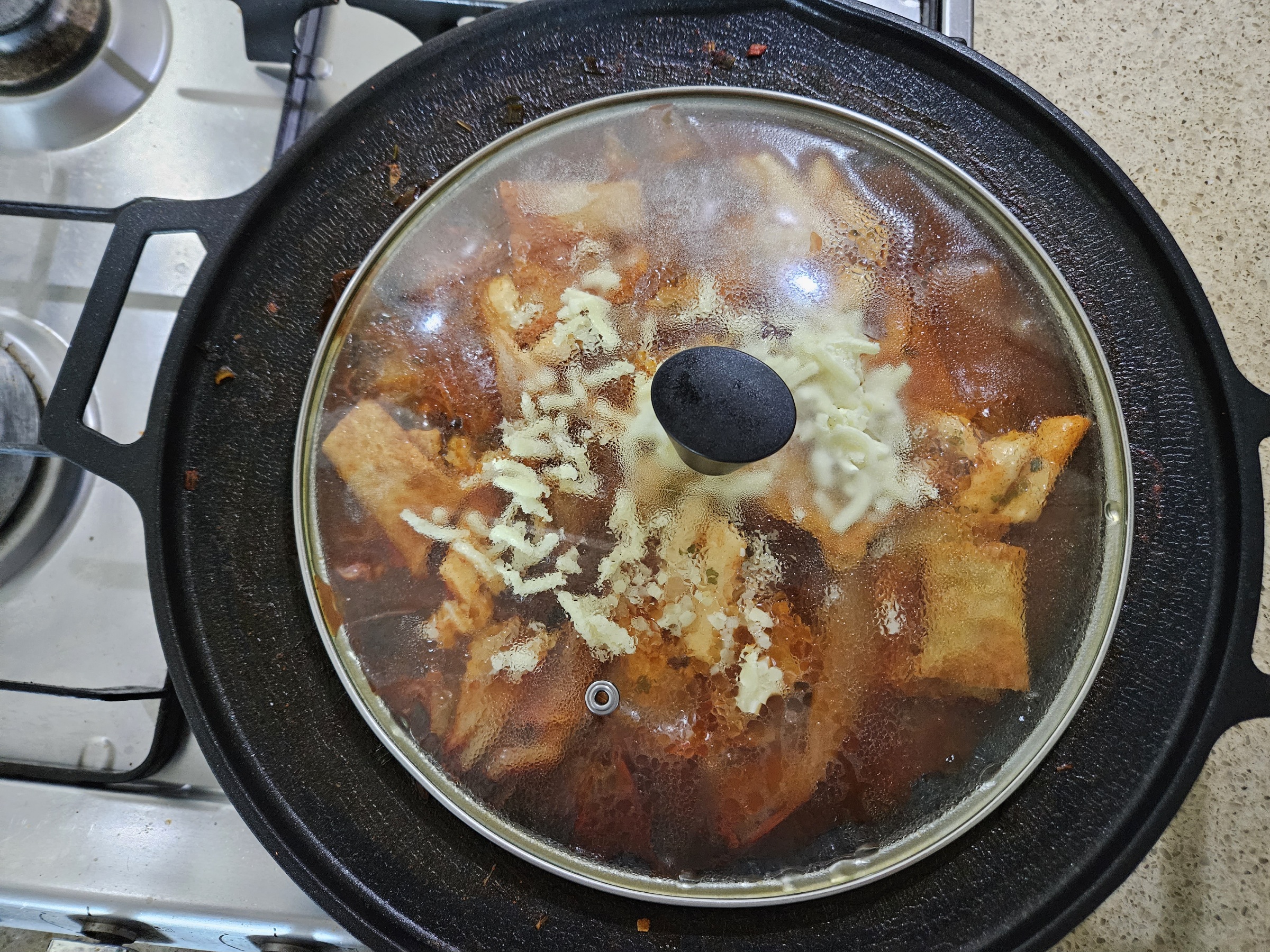 퀜센스 -그리들- 팬- 떡볶이