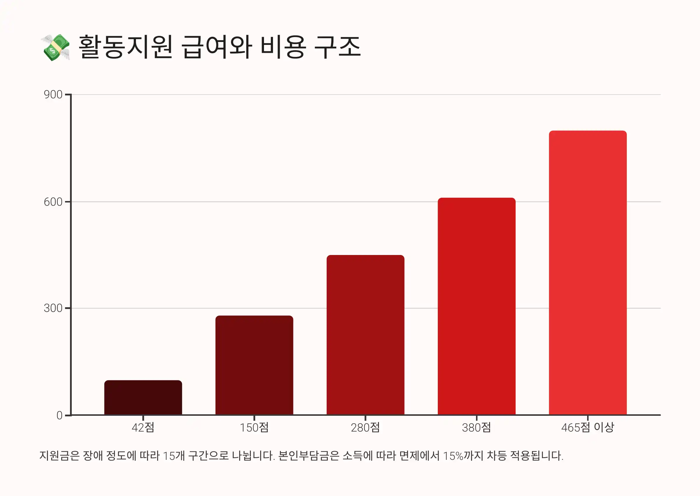 활동지원 급여와 비용 구조