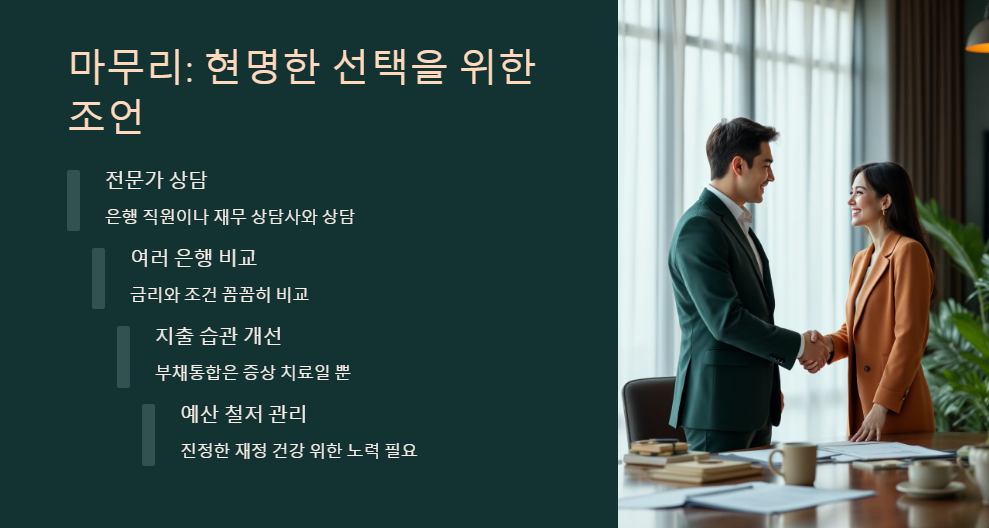 주택담보 부채통합 장단점