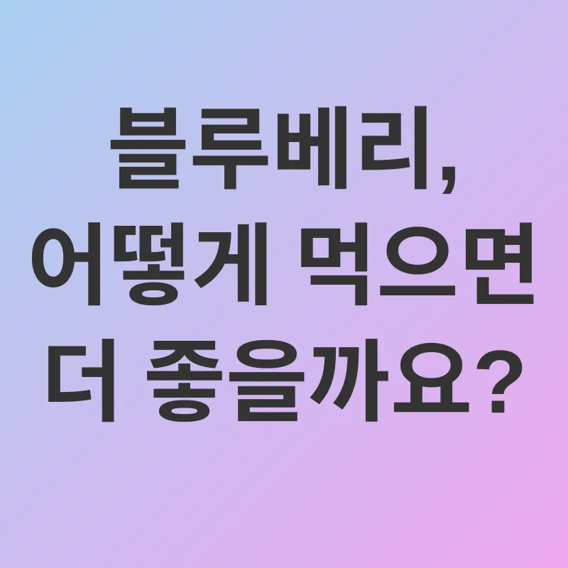 블루베리 피부 효능_2