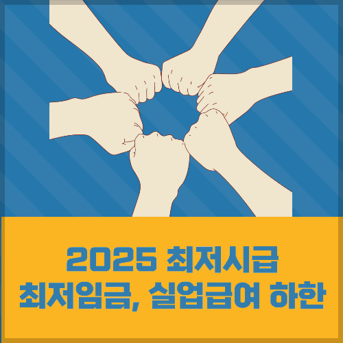 2025 최저시급-최저임실업급여 하한