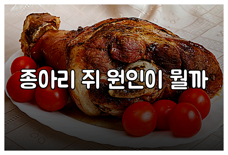 종아리 쥐 원인이 뭘까