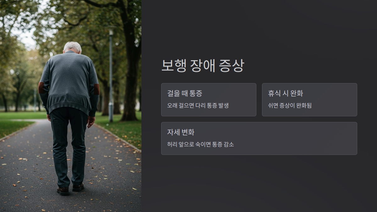 척추관협착증 자가진단