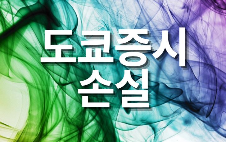  멈췄던 도쿄증시! 해외 투자자들 손실