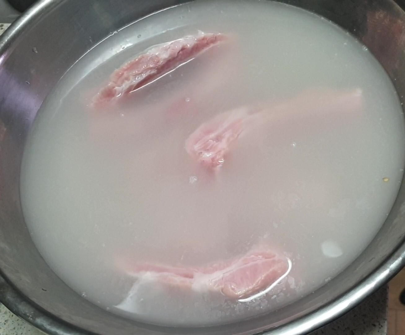 핏물 빼기 2단계