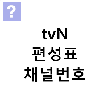 TVN-편성표-채널번호안내