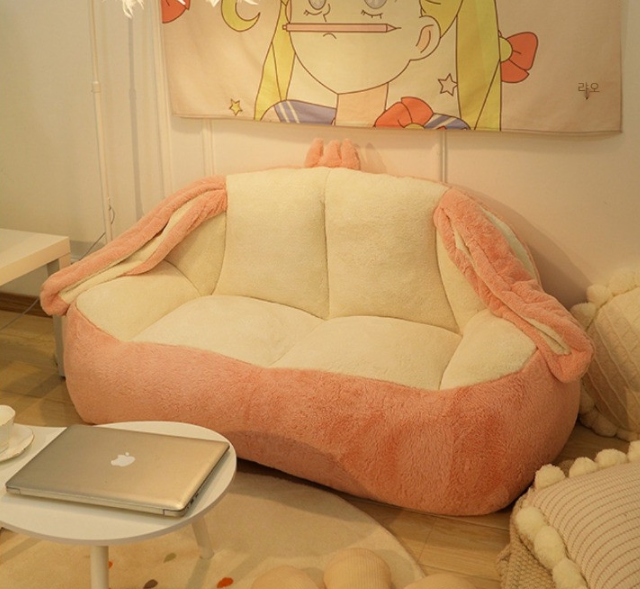 집에서 만든 귀여운 소파 토끼 소파