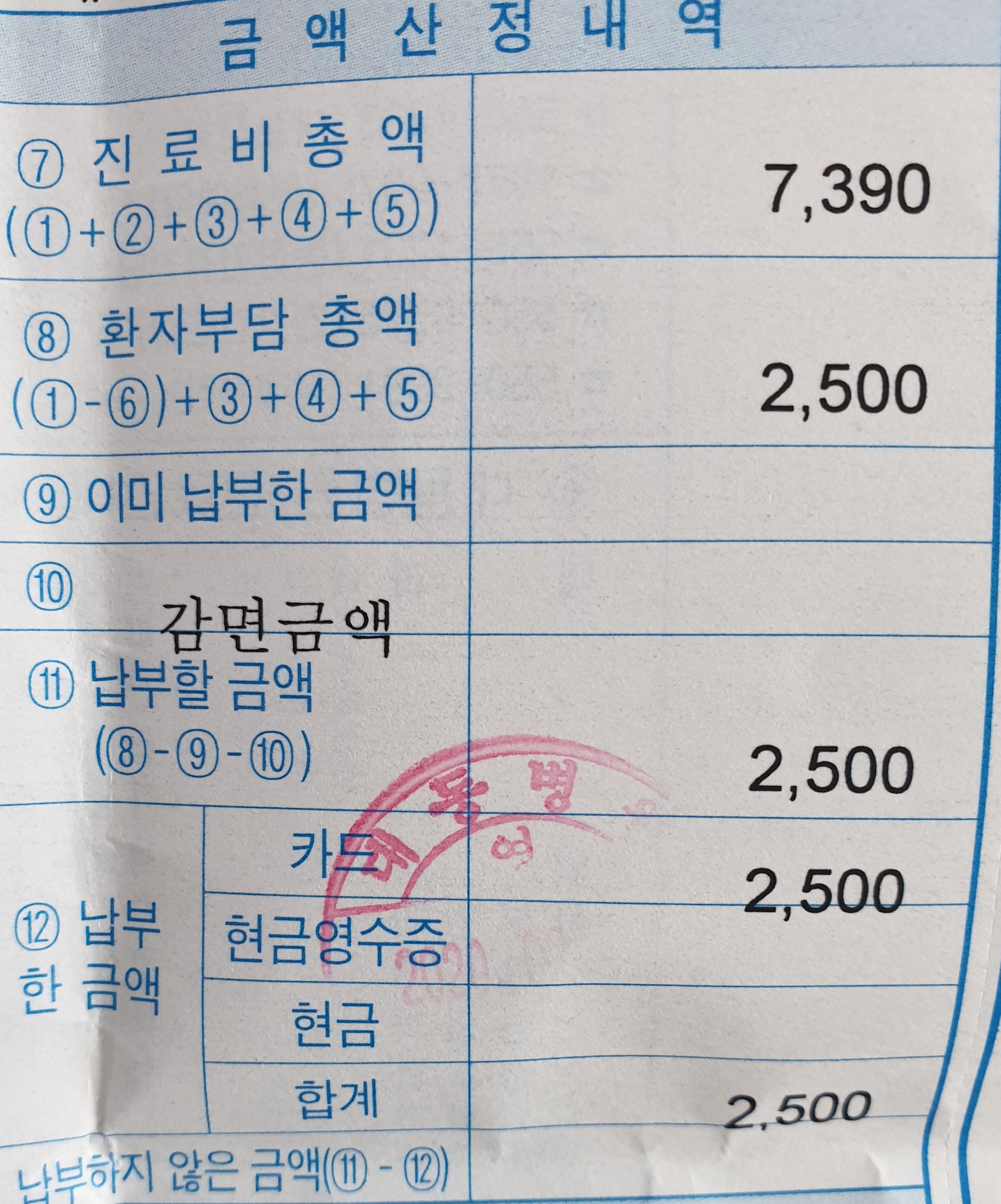 43개월 언어 발달 시험(MacArthur Bates 시험), 언어 평가 비용, 언어 치료, 심리 치료, 실제 보험 청구 요약 6