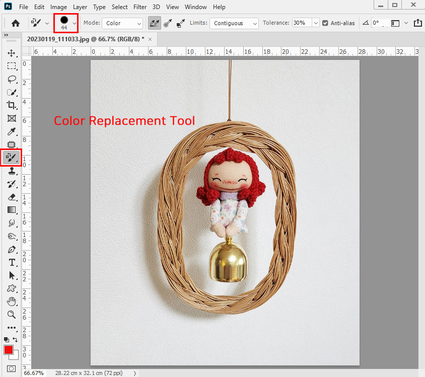 Color Replacement Tool로 특정 이미지 색상 바꾸기_02
