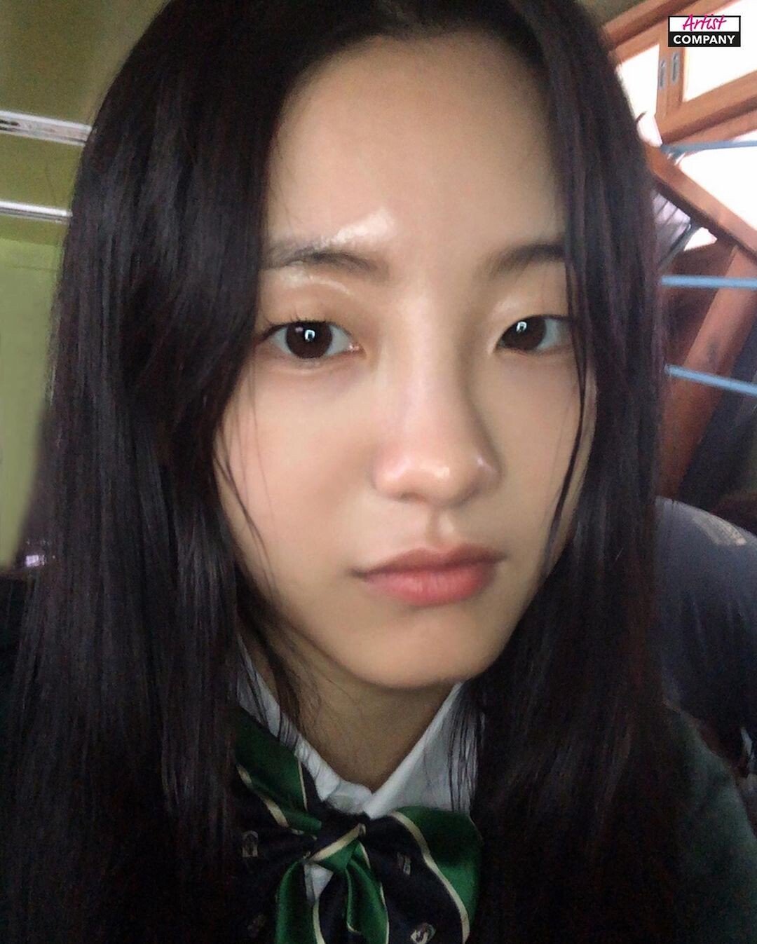  조이현, 지우학 촬영하면서 찍은 셀카