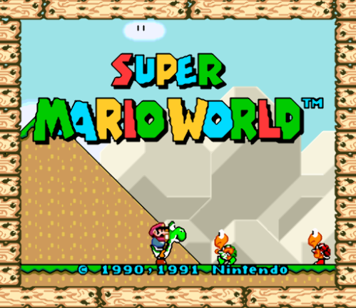  슈퍼 마리오 월드 USA (슈퍼 패미컴 - SNES / SFC)