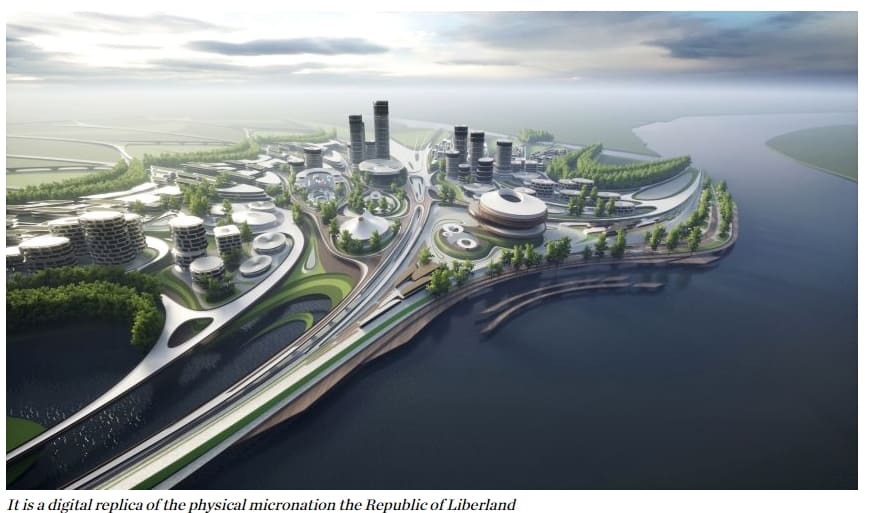  자하 하디드의 가상 리버랜드 메타버스 시티 디자인  VIDEO: Zaha Hadid Architects designs virtual Liberland Metaverse city