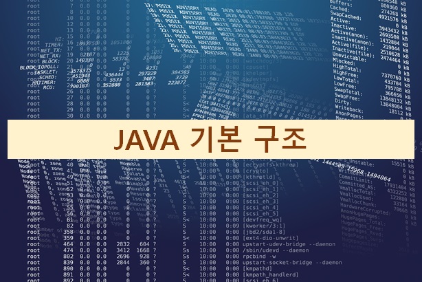  JAVA 기본 구조