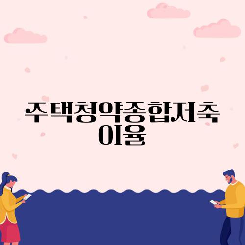 주택청약종합저축 이율