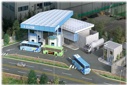 청주수소충전소 이미지