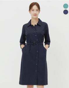 카인드베리 사선 버튼 원피스 2 color
