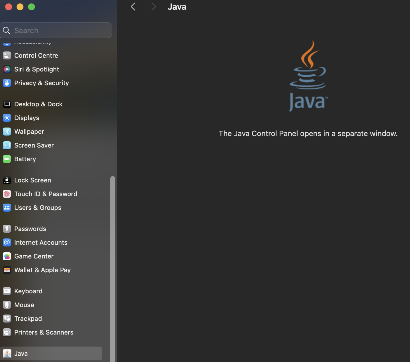 해결 failed to uninstall Java XPC connection error