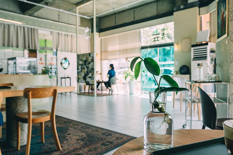 카페 내부의 모습