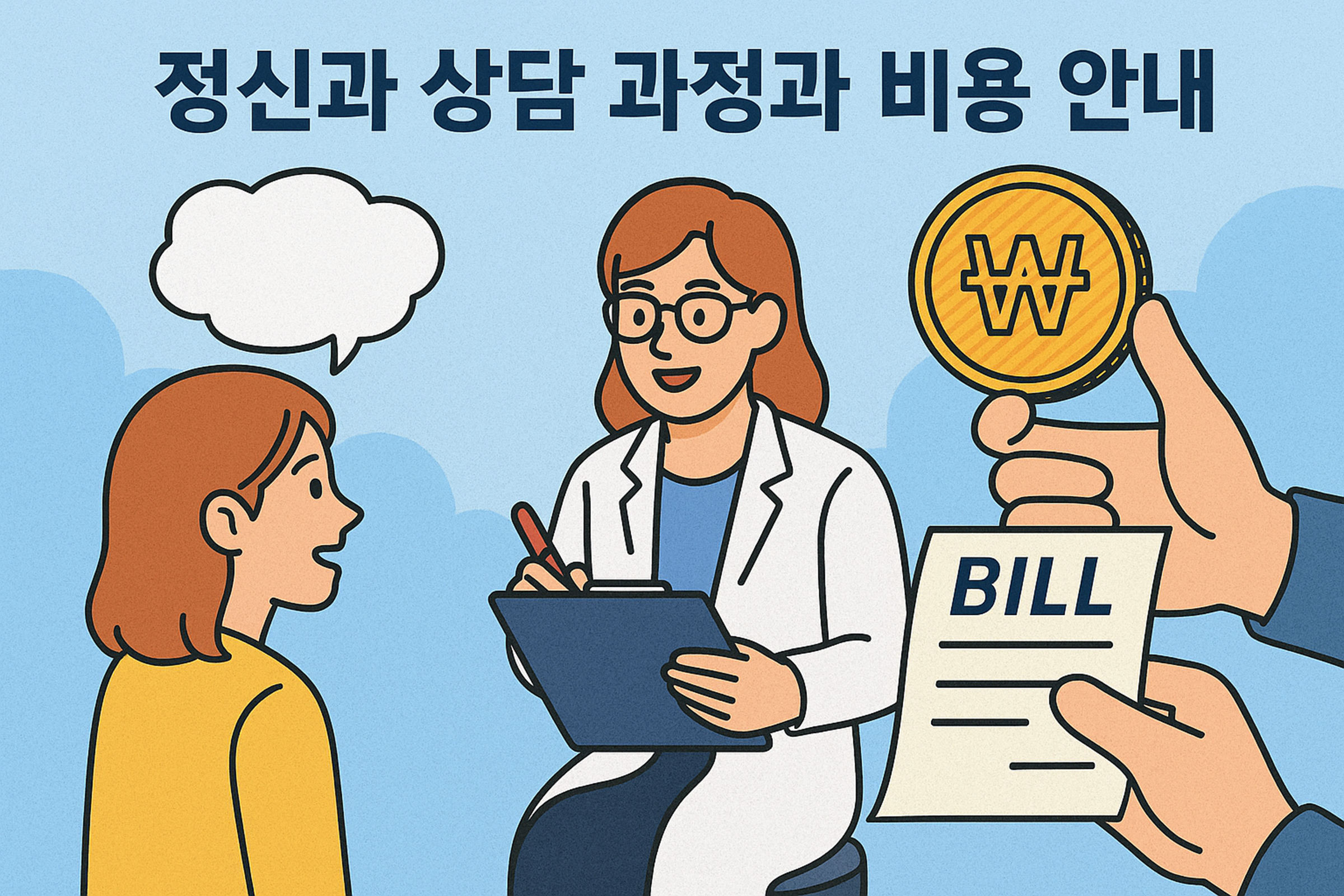 정신과 상담 과정과 비용 안내