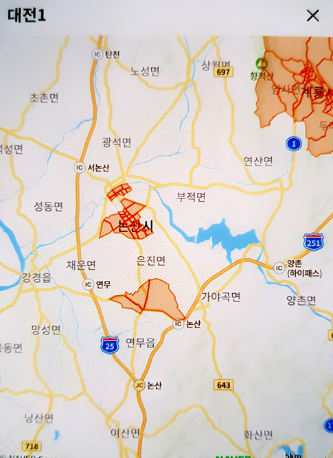 대전1캠프 배송지역 이미지4
