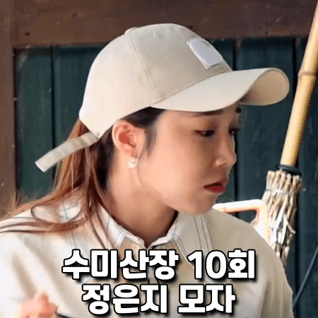  수미산장 10회 에이핑크 정은지 모자 :: 블러1.0 B 패치 볼캡 (베이지)