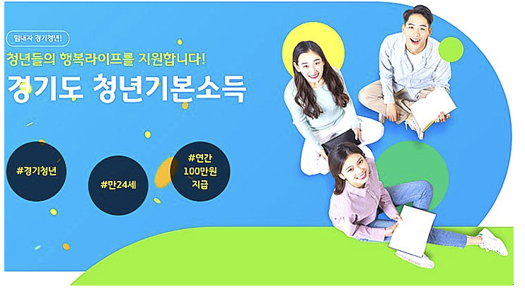  100만원 지원 받는 청년기본소득 신청 하기, 신청 방법 및 지급 내용