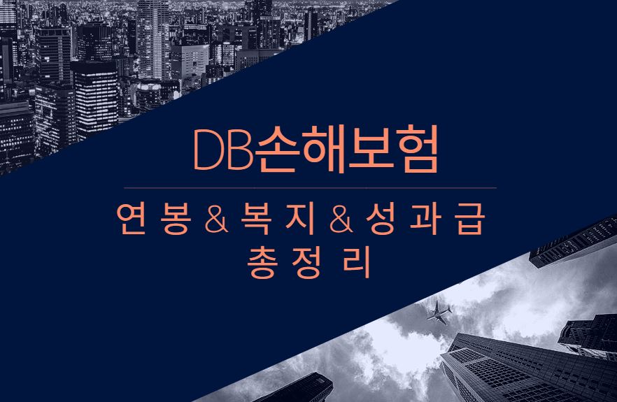 DB손해보험 기업 회사 평균 연봉 복지 성과급 채용 총정리